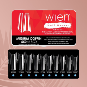 Yeni Nesil Protez Tırnak Jel Tips Soft Gel Tips Medium Coffin 550 Adet