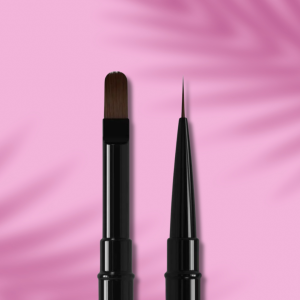 Staleks Çift Uçlu Sentetik Nail Art Liner Çizim ve Jel Fırçası 10-11mm NBE-03/06