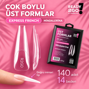 Ready 2 Go Mindalerina Express French Protez Tırnak Üst Form