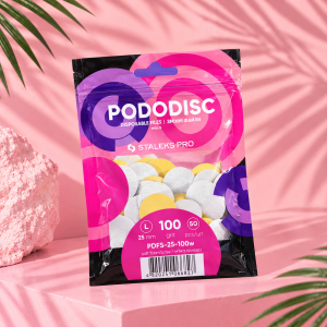 Staleks Expert 25 Pododisc L Pedikür Diski İçin Yapışkan Zımpara 100 Grit 25 mm – 50 Adet