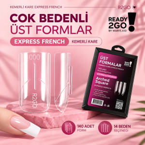 Protez Tırnak Üst Form Ready 2 GO Smooth Square