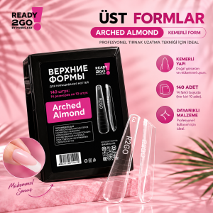 Protez Tırnak Üst Form Ready 2 GO Arched Almond